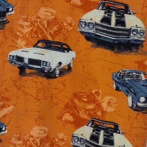 North River Short Sleeve Button Down Muscle Car Shirt